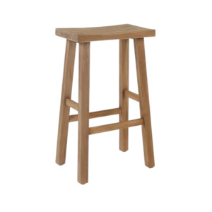 Outdoor Bar Stools: Maid Reclaimed Teak Bar Stool