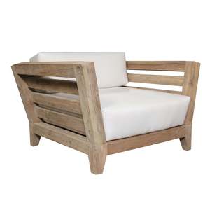 Outdoor Lounge Chairs: Adley Reclaimed Teak Outdoor Lounge Chair