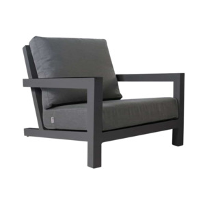 Granada Aluminium Outdoor Lounge Chair (Charcoal)