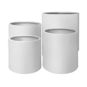 Outdoor Planters Pots: Livorno Round Concrete Planter