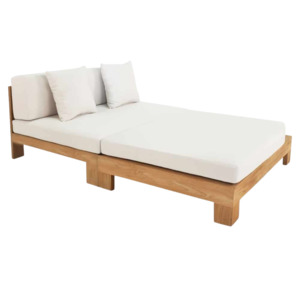 Amalfi Teak Chaise Longue