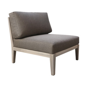 Masello Sectional Collection: Masello Aged Teak Sectional Centre Chair
