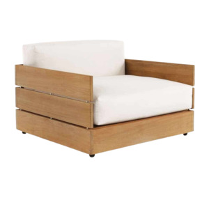 Soho Grande Teak Outdoor Lounge Chair