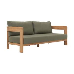 Cove Teak Outdoor Sofa: 2-Seater
