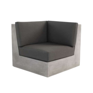 Box Concrete Corner Chair