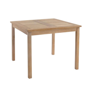 Bistro Style Square Teak Table