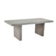 Raw Concrete Rectangle Dining Table