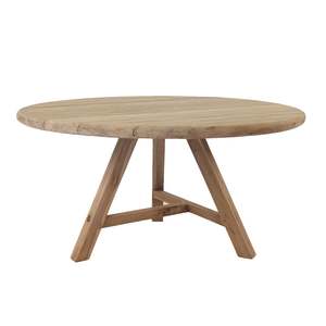 Dining: Toni Round Dining Table – Reclaimed Teak