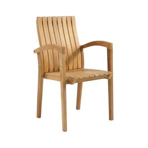 Dining: Raffles Teak Stacking Dining Chair