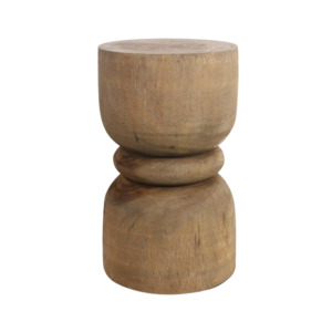 Zig Organic Teak Side Table