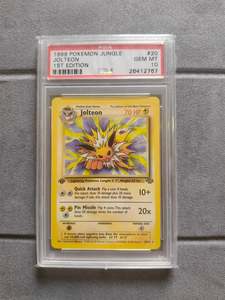 Products: Pokemon: Jolteon: 1999 Jungle #20: 1st Edition: PSA 10 (English)