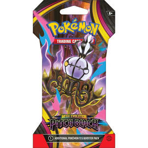 Pokemon: Mega Evolution: Pitch Black: Sleeved Sealed Booster Pack (English)