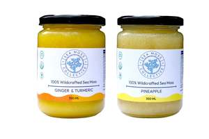 Sea Moss Gels: Sea Moss Gel – Ginger & Turmeric + Pineapple (Bundle)