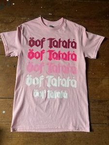 Products: oof Tatata Pink Tour Tee MEDIUM - Search and Destroy
