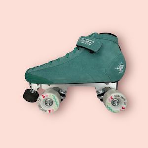 Roller Skates: Bont Prostar Suede Tracer Outdoor Package