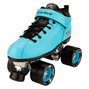 Roller Skates: Riedell Dart Roller Skate Set Light Blue