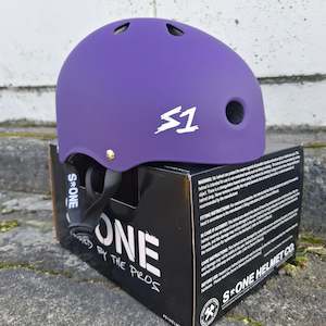 S One Lifer Helmets: S-One Helmet Mega Lifer Purple Matte