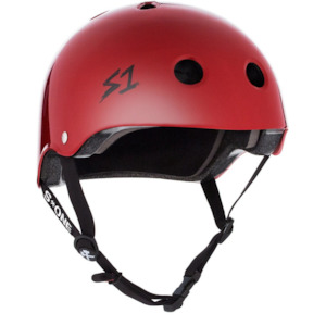 Protective Gear: S-One Helmet Lifer Blood Red Gloss