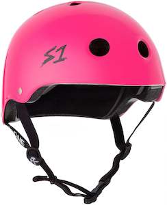 Protective Gear: S-One Helmet Lifer Hot Pink Gloss