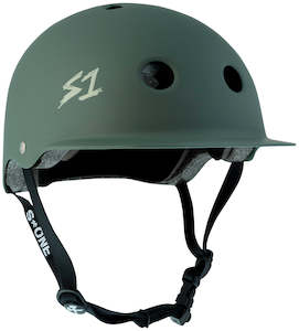 S-One Lifer Brim Helmet Ambush Green Matte