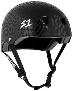Protective Gear: S-One Helmet Lifer Black Leopard
