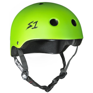 S One Lifer Helmets: S-One Helmet Lifer Bright Green Matte