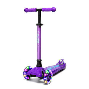Kids All Wheels: I-Glide 3 Wheel Kids Scooter - Purple/Blue