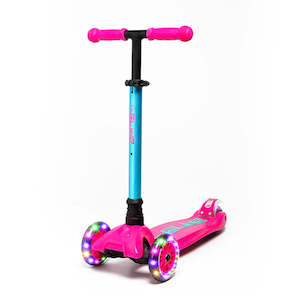 Kids All Wheels: I-Glide 3 Wheel Kids Scooter - Pink/Aqua