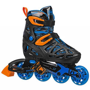 RDS Tracer Black/Orange Adjustable Inline Skates