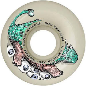 Wheels Bearings Bundle: Bones X-Formula Dino-Sortas V6 Widecut 56mm 99A Wheels