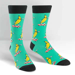 Sock It To Me Crew Socks Large Peeling Out