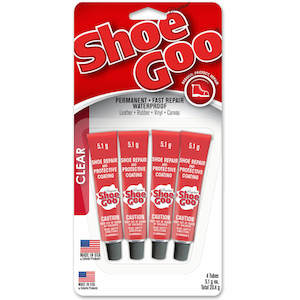 Shoe Goo Fast Repair Mini 4 Pack Clear 5.1g