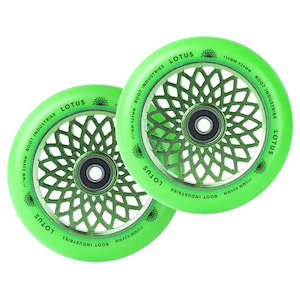 Root Industries Lotus 110mm Wheel, 2 Pack, Green