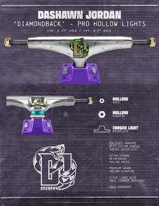 Thunder Truck Dashawn Jordan Diamond Back Hollow Lights 148