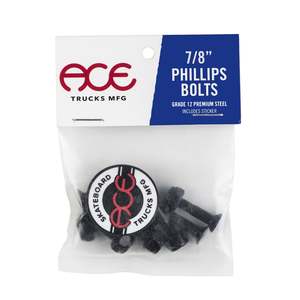 Ace Bolts 7/8" Phillips - Black