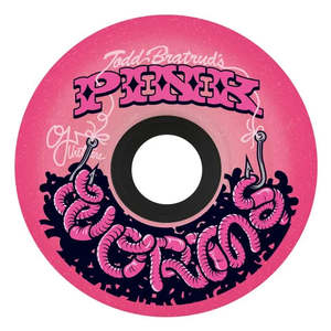 Wheels Bearings Bundle: OJ Pink Worms Super Juice Pink 78a 60mm
