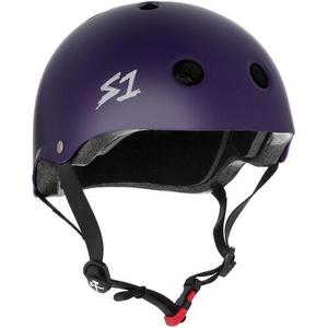 Protective Gear: S-One Helmet Mini Lifer Purple Matte *