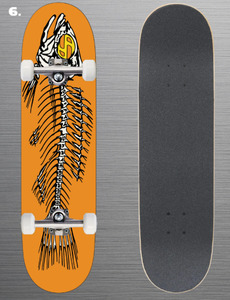Skateboards: Shifty Skateboards Complete - Big Fish - 8.5"