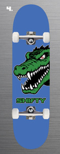 Skateboards: Shifty Skateboards Complete - Gator - 8.0"