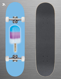 Skateboards: Shifty Skateboards Complete - Ice Block - 7.75"