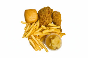 My Meal Box Menu: Two-pcs Feast Meal w/p&g and br.roll
