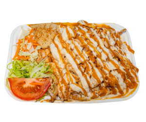 Meat On Chips Rice Salad Menu: Chicken