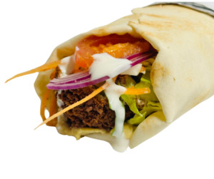 Kebab Wrap Menu: Falafel Kebab