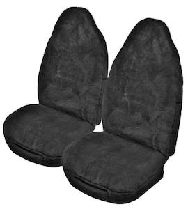 Sheepskin Seat Covers Charcoal 16-18mm