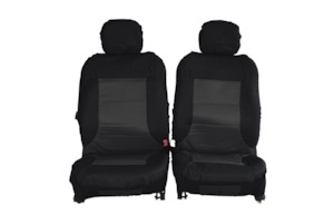 Universal: Universal El Toro Series Ii Front Seat Covers Size 30/35 | Black/Grey
