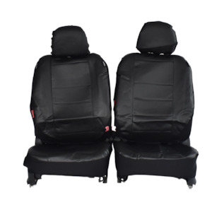 Leather Look Car Seat Covers For Mitsubishi Pajero NS, NT, NW, NX - 5 Seater - 1&hellip;