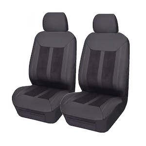 Universal: Universal Fury Front Seat Covers Size 30/35 | Black