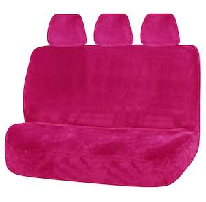 Universal Sheepskin: Universal Finesse Faux Fur Seat Covers - Universal Size 06/08H - Pink