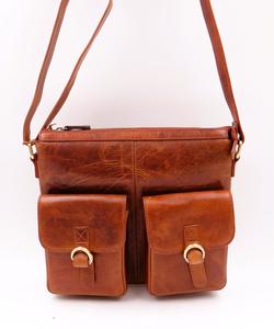 Bags: ST49 Slim Satchel with Front Pockets