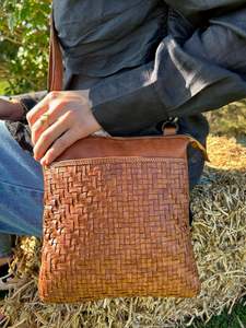 Bags: ST30 Medium Woven Cross Body